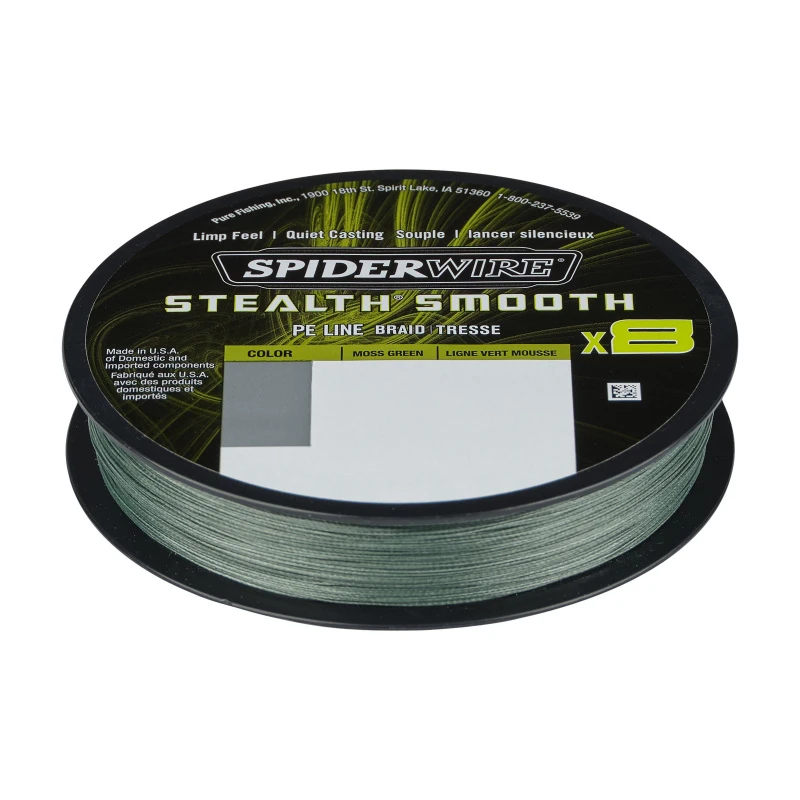 SpiderWire Stealth Smooth Braid 8 Moss Green 150m 5 SpiderWire Stealth Smooth Braid 8 Moss Green 150m – Bild 3